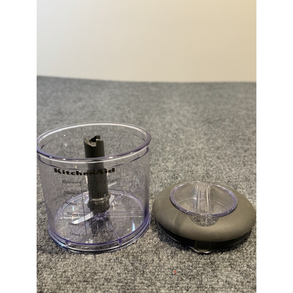 KitchenAid 2.5 Cup Chopper Bowl and Blade with Suction Lid Replacement Part - Picture 1 of 2